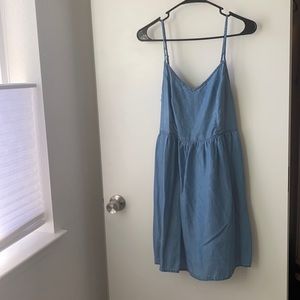 Short jean dress